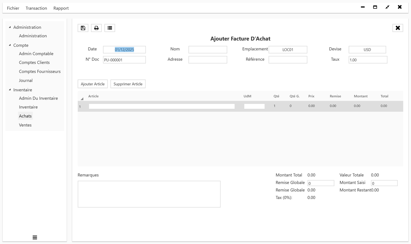 Profit Ease Pro Capture d'écran 6 - ProfitEasePro ERP - DRC Invoice Normalization